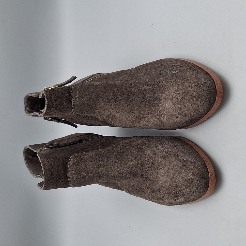 Violet & Red Carley Sz 7 Women's Zip up Bootie Heels - Picture 9 of 12